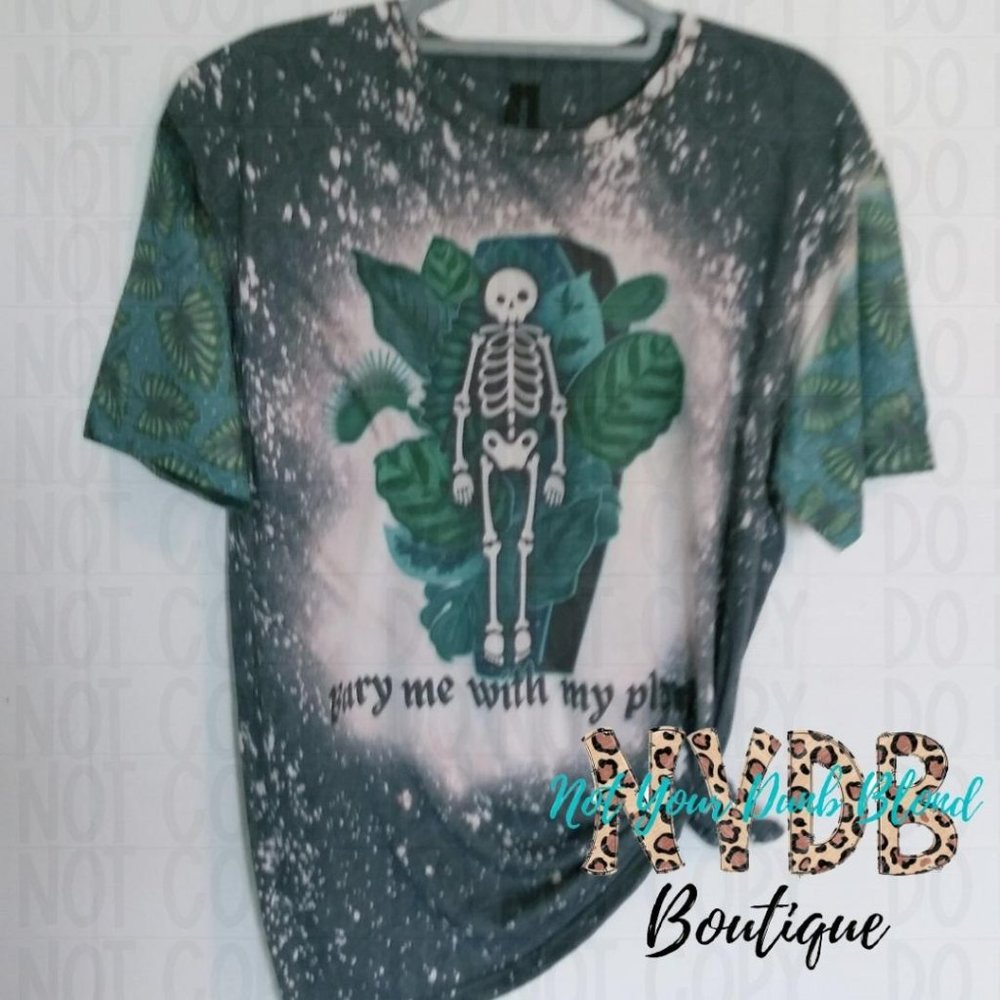 Plants Bleached T Shirt